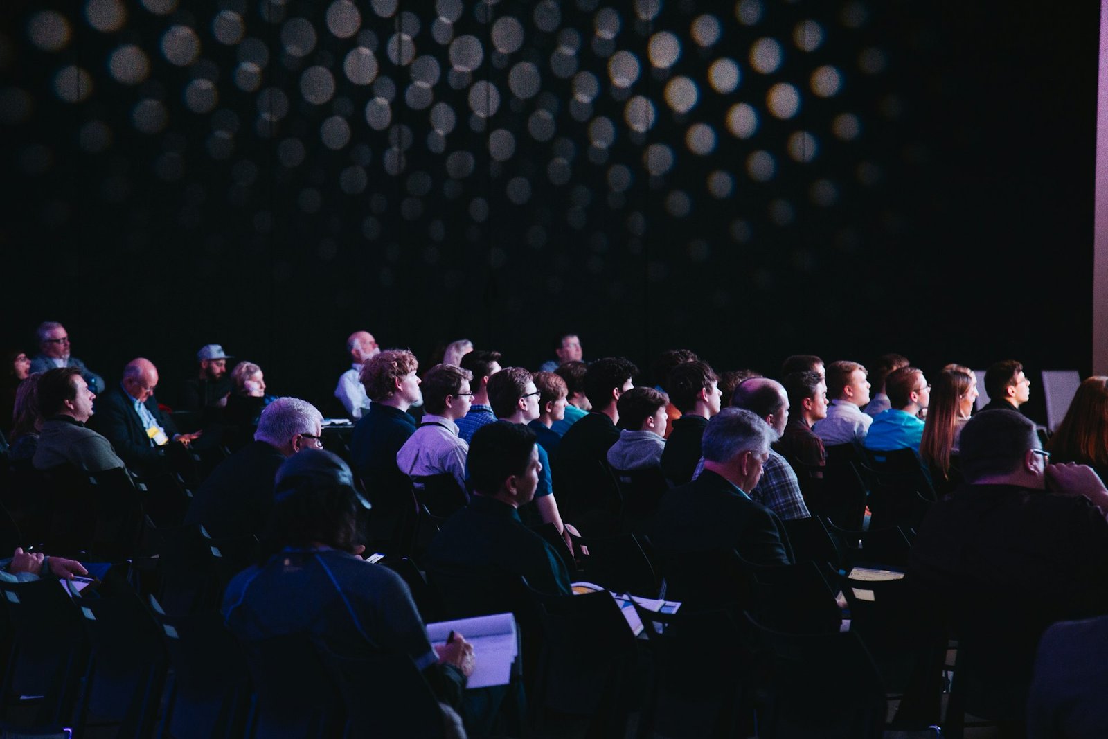 Audience at a business conference